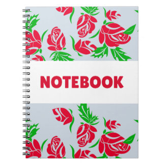 Farbenfrohes Blumennotizbuch – Minimalistische Blu Notizblock