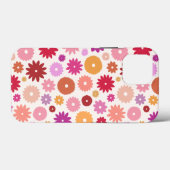 Farbenfrohes Blütenmuster Case-Mate iPhone Hülle (Rückseite (Horizontal))