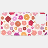 Farbenfrohes Blütenmuster Case-Mate iPhone Hülle (Hinten (horizontal))