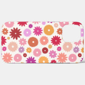 Farbenfrohes Blütenmuster Case-Mate iPhone Hülle (Rückseite (Horizontal))