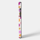 Farbenfrohes Blütenmuster Case-Mate iPhone Hülle (Rückseite / Links)