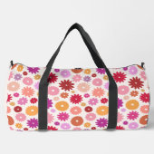 Farbenfrohes Blütenmuster Duffle Bag (Vorderseite)