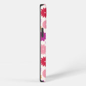 Farbenfrohes Blütenmuster iPhone Hülle (Rechte Seite)