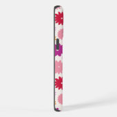 Farbenfrohes Blütenmuster iPhone Hülle (Rechte Seite)