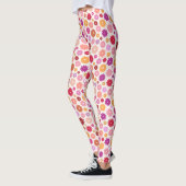 Farbenfrohes Blütenmuster Leggings (Links)