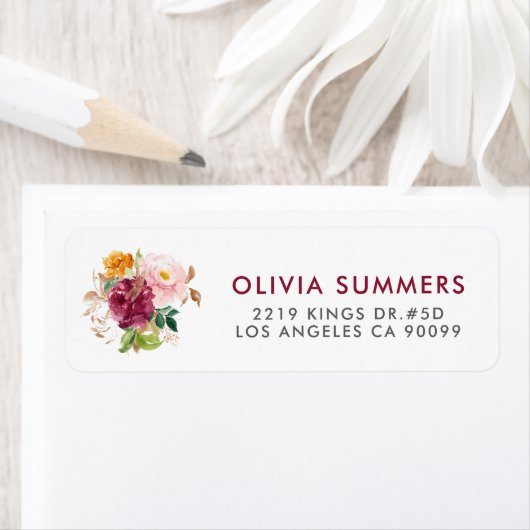 Farbenfrohes Boho-Blumenstrauß & Moderne Typografi (Insitu)