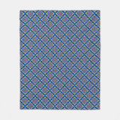 Farbenfrohes Boho-geometrisches Blumenmuster Fleecedecke (Vorderseite)