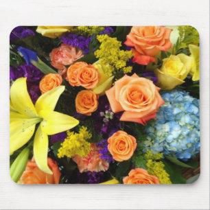 Farbenfrohes Bouquet Mousepad