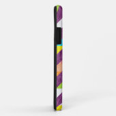 Farbenfrohes Chevron-Leder Case-Mate iPhone Hülle (Hinten/Rechts)