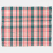 Farbenfrohes dekoratives Retro-Boheme-Karo Fleecedecke (Vorderseite (Horizontal))