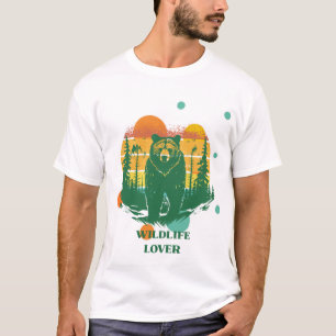 Farbenfrohes Design für Tierfreunde T-Shirt