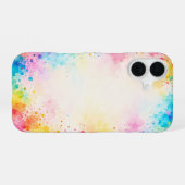Farbenfrohes Design iPhone 16 Hülle (Rückseite (Horizontal))
