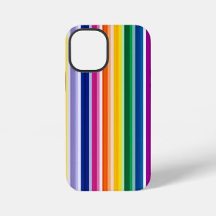Farbenfrohes Design mit vertikalen Streifen iPhone 12 Mini Hülle