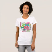 Farbenfrohes Design zur Seniorenfeier T-Shirt (Vorne ganz)