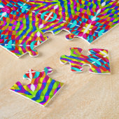 Farbenfrohes Durcheinander Mandala Puzzle (Seite)