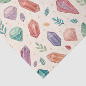 Farbenfrohes Edelsteinmuster (2) Seidenpapier (Detail)