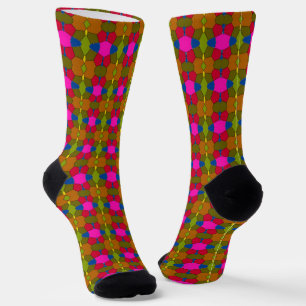 Farbenfrohes einzigartiges Muster Socken