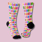 Farbenfrohes Eis am Stiel Muster Socken