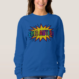 Farbenfrohes Episches Autismus-Sternenexplosions-S Sweatshirt