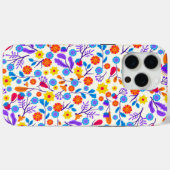 Farbenfrohes exotisches Blumenmuster-23146 Case-Mate iPhone Hülle (Rückseite (Horizontal))