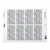 Farbenfrohes exotisches Blumenmuster-23147 (Vorne)