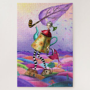 Farbenfrohes Fantasy-Puzzle Puzzle