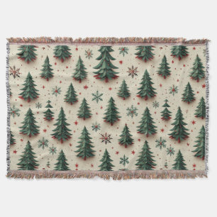 Farbenfrohes festliches Muster Decke