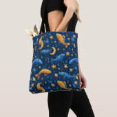 Farbenfrohes Fischmuster Tasche (Von Nahem)
