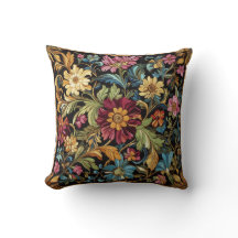 Farbenfrohes florales Stickmuster