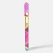 Farbenfrohes Fruchtstück-Design mit glänzender Tex Case-Mate iPhone Hülle (Rückseite / Links)