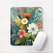 Farbenfrohes Frühlingsbouquet Mousepad (Mit Mouse)