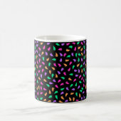 Farbenfrohes Geister-Muster Kaffeetasse (Mittel)