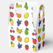 Farbenfrohes gemischtes Fruchtmuster Geschenkschachtel (Geöffnet)