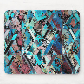 Farbenfrohes geometrisches abstraktes Muster Mousepad