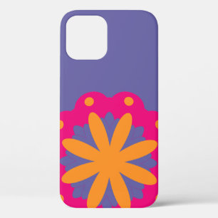 Farbenfrohes geometrisches Blumendesign Case-Mate iPhone Hülle