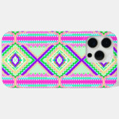 Farbenfrohes geometrisches Boho-Muster Case-Mate iPhone Hülle (Rückseite (Horizontal))