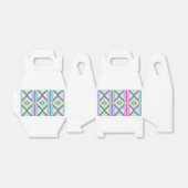 Farbenfrohes geometrisches Boho-Muster Geschenkschachtel (Ungefaltet)