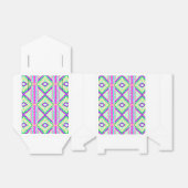 Farbenfrohes geometrisches Boho-Muster Geschenkschachtel (Ungefaltet)