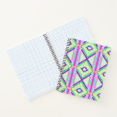 Farbenfrohes geometrisches Boho-Muster Notizblock (Innenseite)