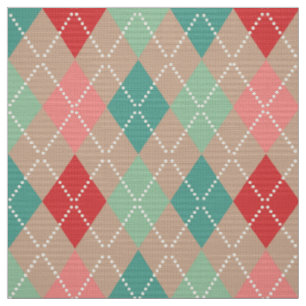 Farbenfrohes geometrisches Harlekin-Muster 3 Stoff
