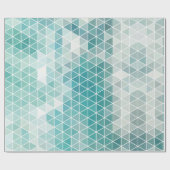 Farbenfrohes geometrisches Muster Geschenkpapier (Flach)