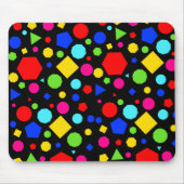 Farbenfrohes geometrisches Muster Mousepad (Vorne)