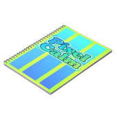 Farbenfrohes geometrisches Spektrum-Design Notizblock (Linke Seite)