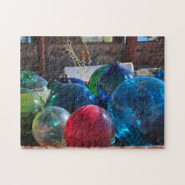 Farbenfrohes Glas-Harmonie-Puzzle, 28 cm x 35,5 cm Puzzle