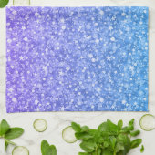 Farbenfrohes Glitter- und Funkelmuster Geschirrtuch (Gefaltet)