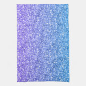 Farbenfrohes Glitter- und Funkelmuster Geschirrtuch (Vertikal)