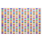 Farbenfrohes Harlekin-Diamanten-Design Weiß Stoff (Fat Quarter (45,7 x 55,9 cm))