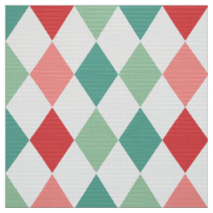 Farbenfrohes Harlekin-Geometrisches Muster Stoff