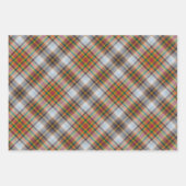 Farbenfrohes Herbst-Winter-Farbstreifen-Muster Geschenkpapier Set (Vorderseite 3)
