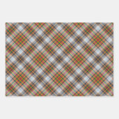 Farbenfrohes Herbst-Winter-Farbstreifen-Muster Geschenkpapier Set (Vorderseite)